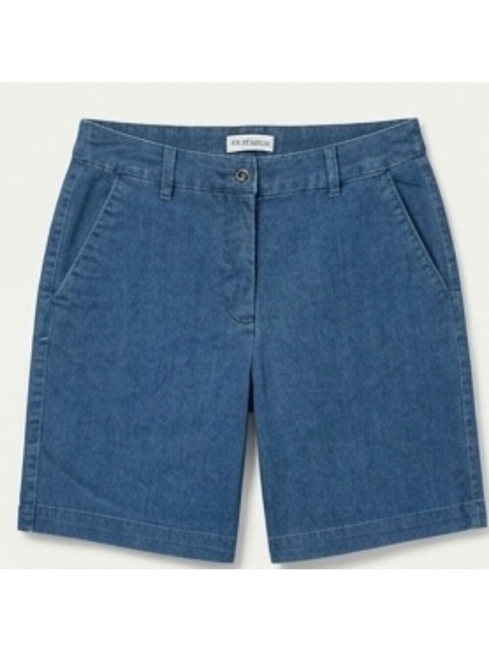 Kim Rogers Denim Bermuda Shorts Cotton Blend Size 8